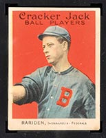 1914 E145 Cracker Jack #137 William Rariden Indianapolis (Federal) - Front