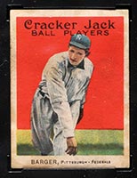 1914 E145 Cracker Jack #141 Eros Barger Pittsburgh (Federal) - Front