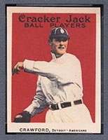 1914 E145 Cracker Jack #14 Sam Crawford Detroit (American) - Front