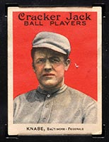 1914 E145 Cracker Jack #1 Otto Knabe Baltimore (Federal) - Front