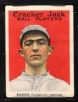 1914 E145 Cracker Jack #2 Frank “Home Run” Baker Philadelphia (American) - Front