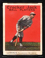 1914 E145 Cracker Jack #45 Fred Luderus Philadelphia (National) - Front