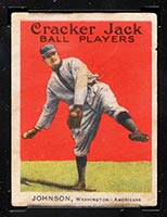 1914 E145 Cracker Jack #57 Walter Johnson Washington (American) - Front