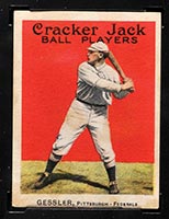 1914 E145 Cracker Jack #59 Harry Gessler Pittsburgh (Federal) - Front