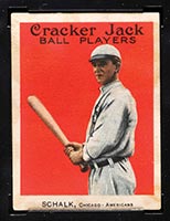 1914 E145 Cracker Jack #61 Ray Schalk Chicago (American) - Front