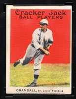 1914 E145 Cracker Jack #67 Otis Crandall St. Louis (Federal) - Front
