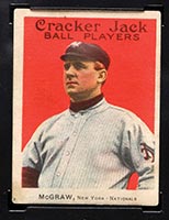 1914 E145 Cracker Jack #69 John McGraw New York (National) - Front