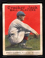 1914 E145 Cracker Jack #70 Fred Clarke Pittsburgh (National) - Front