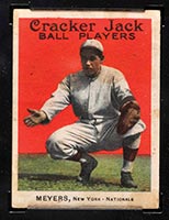 1914 E145 Cracker Jack #71 John Meyers New York (National) - Front