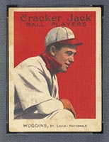 1914 E145 Cracker Jack #75 Miller Huggins St. Louis (National) - Front