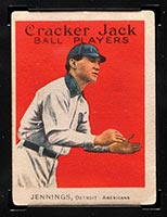 1914 E145 Cracker Jack #77 Hugh Jennings Detroit (American) - Front