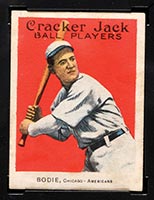 1914 E145 Cracker Jack #79 Ping Bodie Chicago (American) - Front