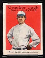 1914 E145 Cracker Jack #80 Ed Reulbach Brooklyn (National) - Front