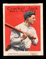 1914 E145 Cracker Jack #82 Clifford Cravath Philadelphia (National) - Front