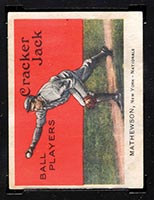 1914 E145 Cracker Jack #88 Christy Mathewson New York (National) - Front