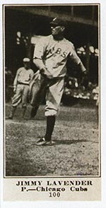 1915-1916 M101-4 Sporting News #100 Jimmy Lavender Chicago Cubs