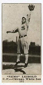 1915-1916 M101-4 Sporting News #101 “Nemo” Leibold Chicago White Sox