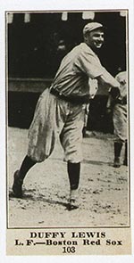 1915-1916 M101-4 Sporting News #103 Duffy Lewis Boston Red Sox
