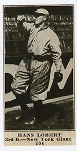 1915-1916 M101-4 Sporting News #104 Hans Lobert New York Giants