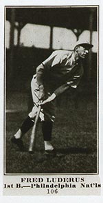 1915-1916 M101-4 Sporting News #106 Fred Luderus Philadelphia (National)