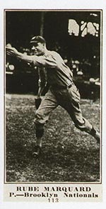 1915-1916 M101-4 Sporting News #113 Rube Marquard Brooklyn (National)
