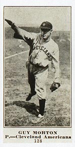1915-1916 M101-4 Sporting News #128 Guy Morton Cleveland (American)