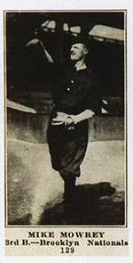 1915-1916 M101-4 Sporting News #129 Mike Mowrey Brooklyn (National)