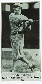 1915-1916 M101-4 Sporting News #145 Bob Roth Cleveland (American)