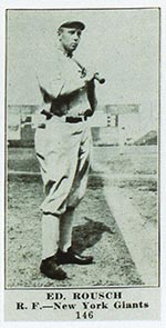 1915-1916 M101-4 Sporting News #146 Ed. Rousch New York Giants