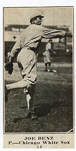 1915-1916 M101-4 Sporting News #14 Joe Benz Chicago White Sox