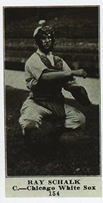 1915-1916 M101-4 Sporting News #154 Ray Schalk Chicago White Sox