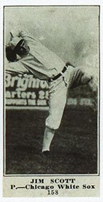 1915-1916 M101-4 Sporting News #158 Jim Scott Chicago White Sox