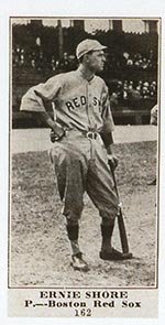 1915-1916 M101-4 Sporting News #162 Ernie Shore Boston Red Sox