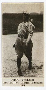1915-1916 M101-4 Sporting News #164 Geo. Sisler St. Louis Browns