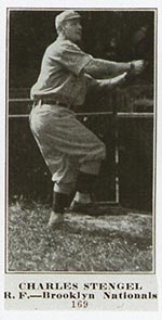 1915-1916 M101-4 Sporting News #169 Charles Stengel Brooklyn (National)