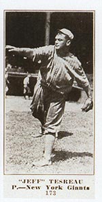 1915-1916 M101-4 Sporting News #173 “Jeff” Tesreau New York Giants