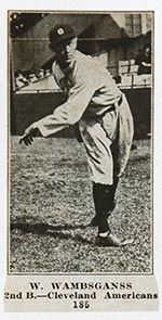 1915-1916 M101-4 Sporting News #185 W. Wambsganss Cleveland (American)