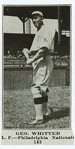 1915-1916 M101-4 Sporting News #189 Geo. Whitted Philadelphia (National)