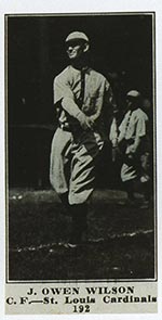 1915-1916 M101-4 Sporting News #192 J. Owen Wilson St. Louis Cardinals