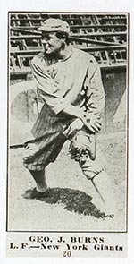 1915-1916 M101-4 Sporting News #20 Geo. J. Burns New York Giants