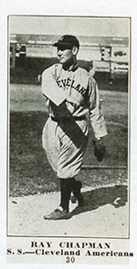 1915-1916 M101-4 Sporting News #30 Ray Chapman Cleveland (American)