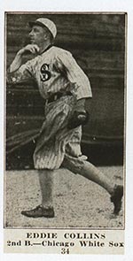 1915-1916 M101-4 Sporting News #34 Eddie Collins Chicago White Sox