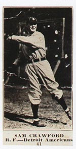 1915-1916 M101-4 Sporting News #41 Sam Crawford Detroit (American)