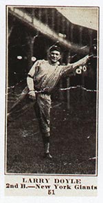 1915-1916 M101-4 Sporting News #51 Larry Doyle New York Giants