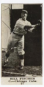 1915-1916 M101-4 Sporting News #57 Bill Fischer Chicago Cubs