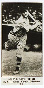 1915-1916 M101-4 Sporting News #60 Art Fletcher New York Giants
