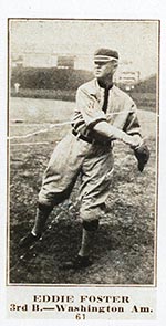 1915-1916 M101-4 Sporting News #61 Eddie Foster Washington (American)