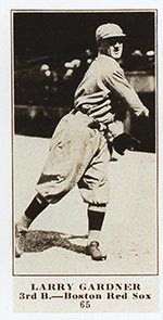 1915-1916 M101-4 Sporting News #65 Larry Gardner Boston Red Sox