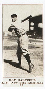 1915-1916 M101-4 Sporting News #77 Roy Hartzell New York (American)