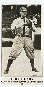 1915-1916 M101-4 Sporting News #80 John Henry Washington (American)